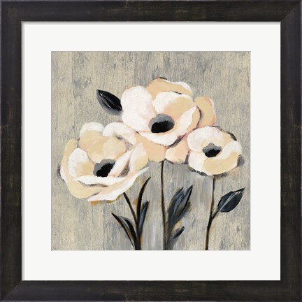 Framed Graphic Floral I Print