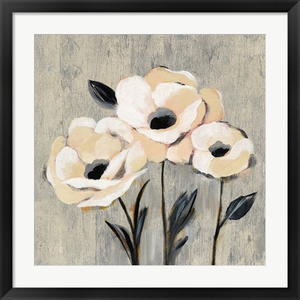 Framed Graphic Floral I Print