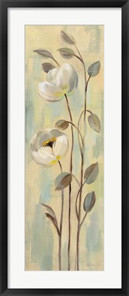 Framed Neutral Anemone Branches II Print