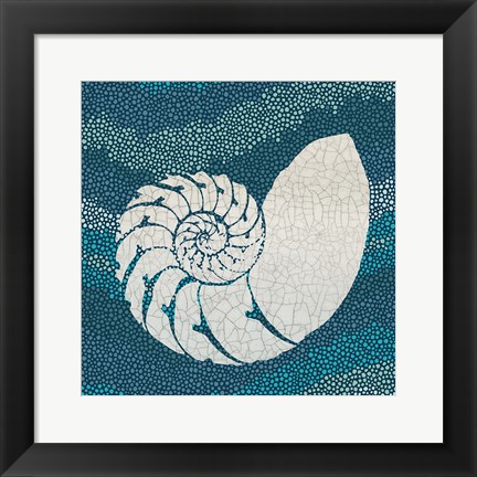 Framed Sea Glass III Print