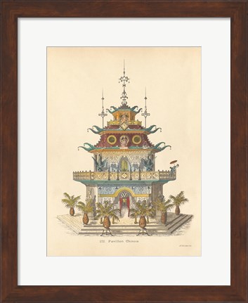 Framed Pavillion Chinois Print