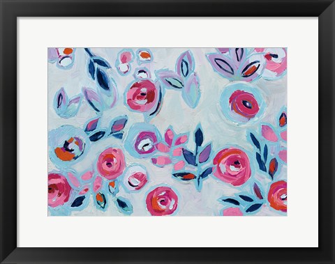 Framed Wall Flower Print