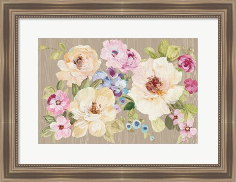 Framed Driftwood Garden IX Print