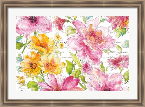 Framed Garden Splendor Print