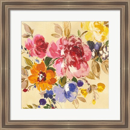 Framed Summer Garden II Print