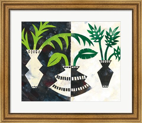 Framed Pretty Palms V Print