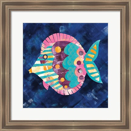 Framed Boho Reef IV Print