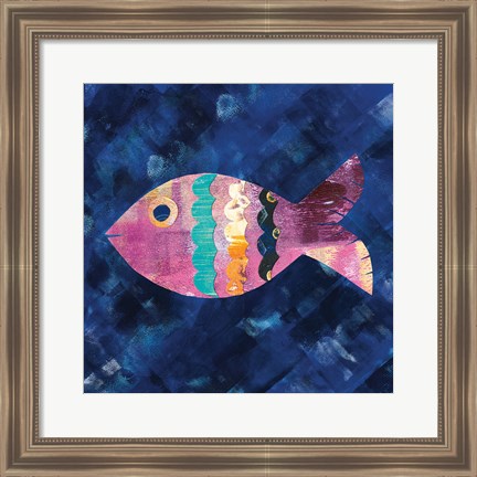 Framed Boho Reef III Print