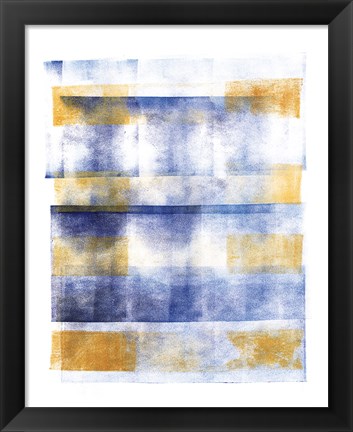 Framed Ocean Blue IV Print