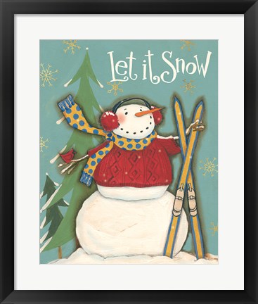 Framed Snowmen Season III Print