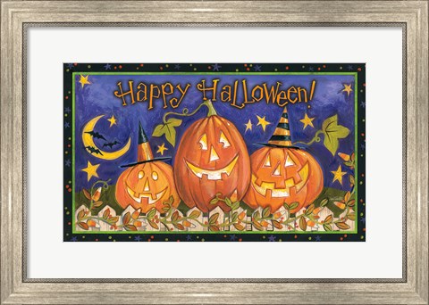 Framed Halloween Wishes I Print