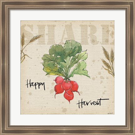 Framed Farmers Feast Harvest II Print