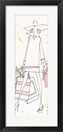 Framed Fashion Feet VI Crop Print