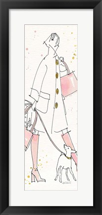 Framed Fashion Feet V Crop Print