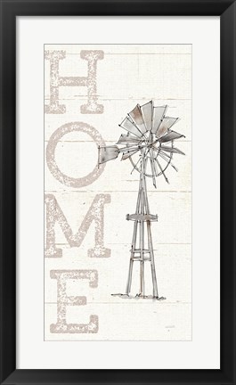 Framed Farm Memories III Home Crop Print
