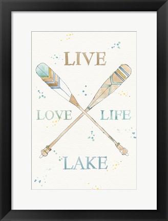 Framed Lakehouse V v2 Print