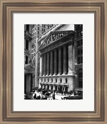 Framed NY Stock Exchange Print