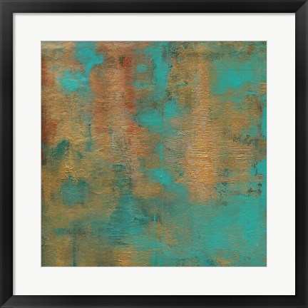 Framed Rustic Elegance Square I Print