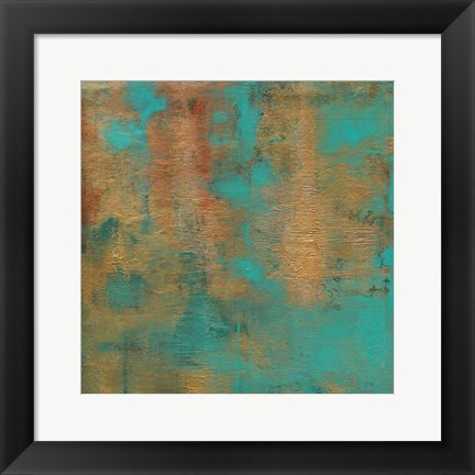 Framed Rustic Elegance Square I Print