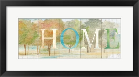 Framed Home Rustic Landscape Sign Print