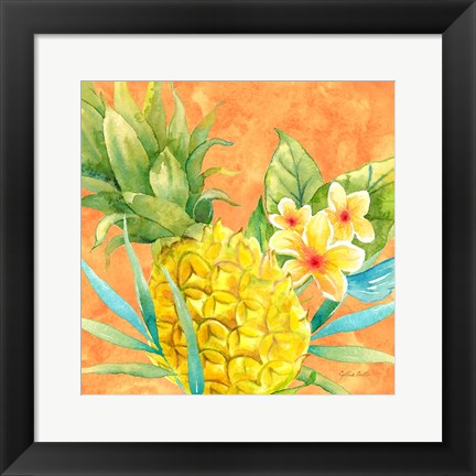 Framed Tropical Paradise Brights III Print