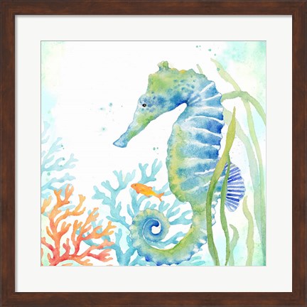 Framed Sea Life Serenade III Print