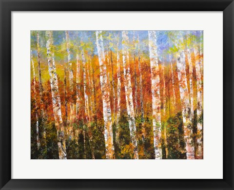 Framed Autumn View Print