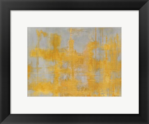 Framed Golden Light Landscape Print