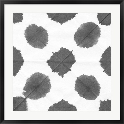 Framed Watermark Black and White II Print