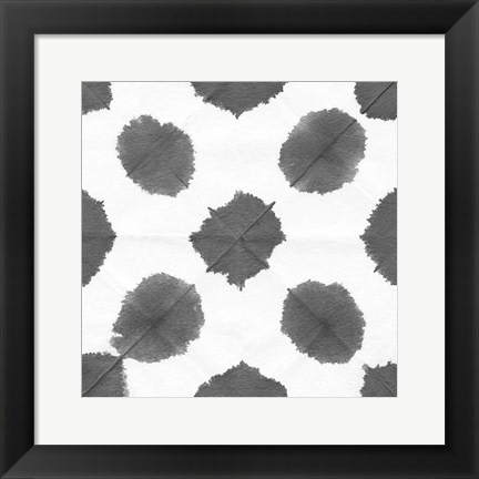 Framed Watermark Black and White II Print