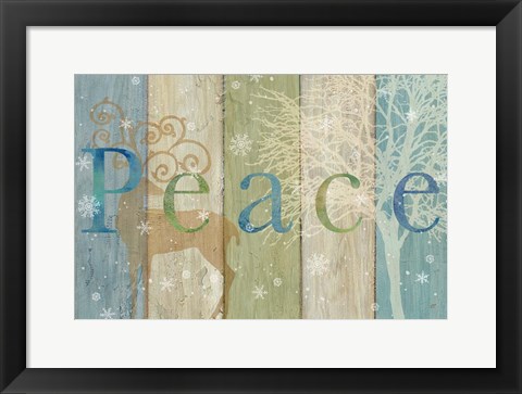 Framed Woodland Peace Print