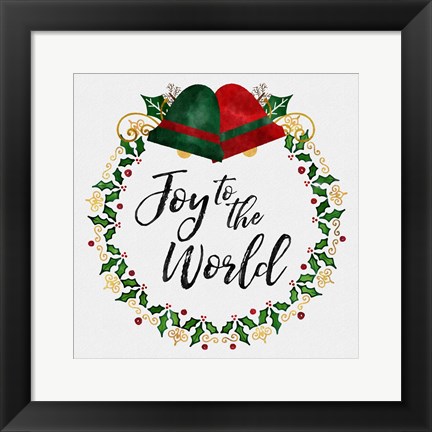 Framed Peace and Joy II Print