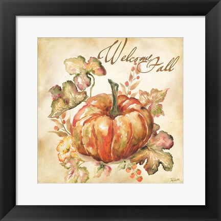 Framed Watercolor Harvest IV Print