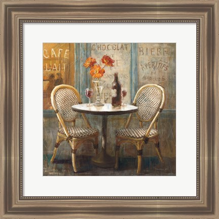 Framed Meet Me at Le Cafe I Print