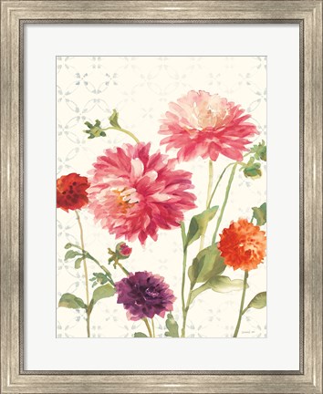 Framed Watercolor Floral VI Print