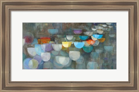 Framed Blurry Lights Print