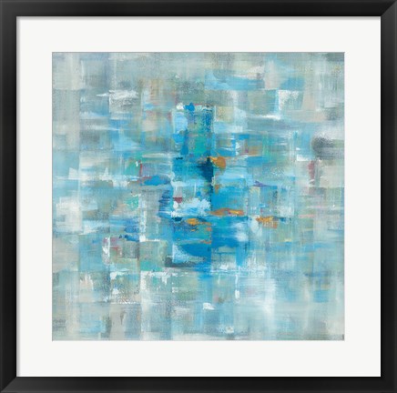 Framed Abstract Squares Print