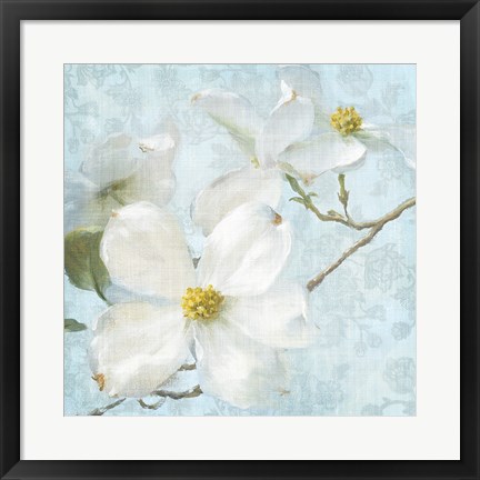 Framed Indiness Blossom Vintage I Pale Print