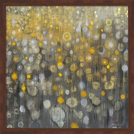 Framed Rain Abstract VI Print