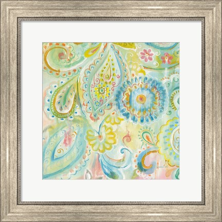 Framed Spring Dream Paisley XII Print