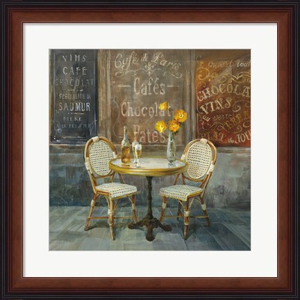 Framed French Cafe Print