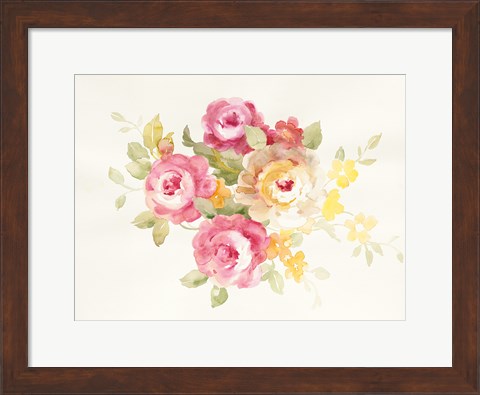 Framed Watercolor Element IV Print