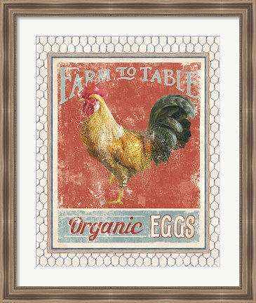 Framed Farm Nostalgia IX Print