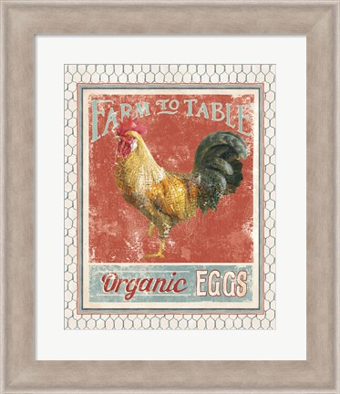 Framed Farm Nostalgia IX Print