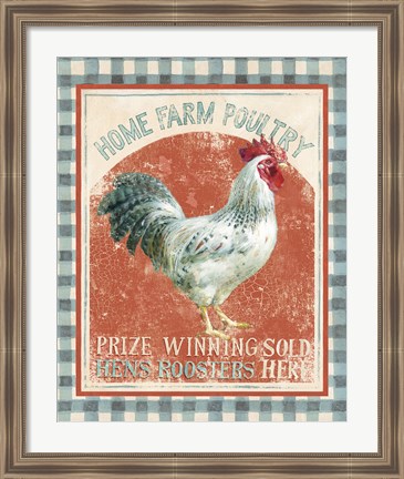 Framed Farm Nostalgia VIII Print