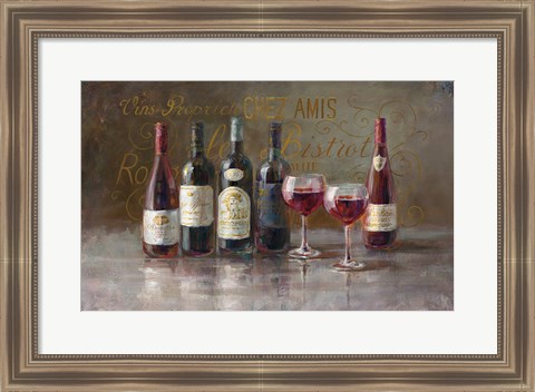 Framed Bistro Reds Print