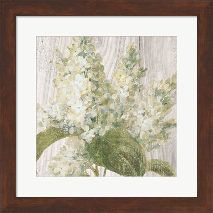 Framed Scented Cottage Florals II Crop Print