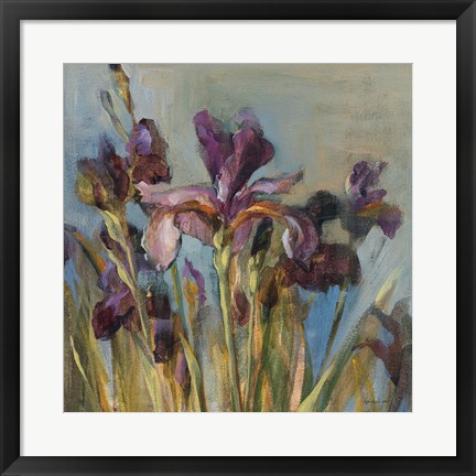 Framed Spring Iris I Print