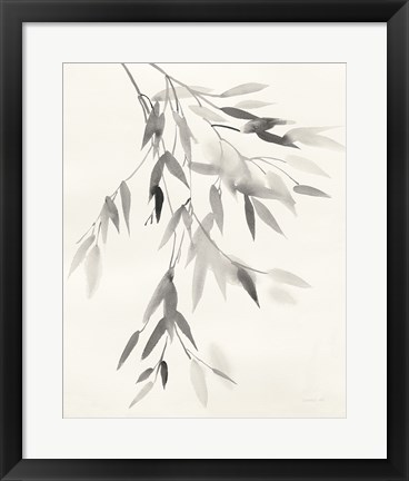 Framed Bamboo Leaves IV Print