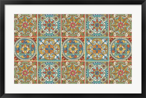 Framed Mediterranean Flair XX Print